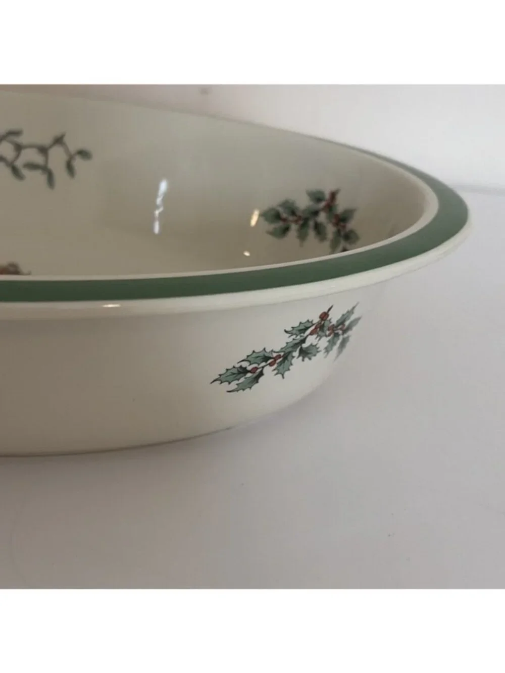 VTG Spode Christmas Tree Imperial Cookware Casserole Dish Bowl Oven to Table